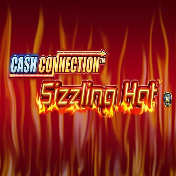 Cash Connection Sizzling hot slot logo by Novomatic at Spinjo Casino