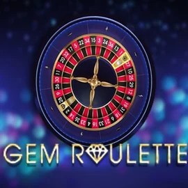 Gem Roulette online game logo by iSoftBet on spinjoau.com