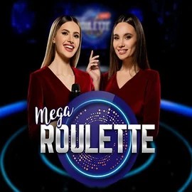 Mega Roulette logo – Live Casino by Pragmatic Play at Spinjo Casino